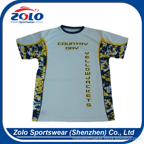 High quality cheap price sports wear short sleeve basic white t-shirt